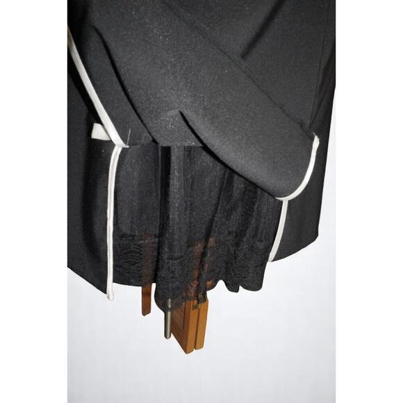 BCX Black & White Contrast Trim Mini Dress - Size 13 - Made in USA - Picture 5 of 9